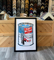 Vintage Large Poster in Jasper II Black