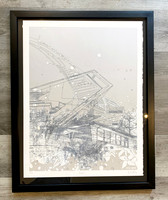 Abstract Poster in Gallery Black Larson