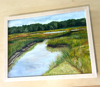 Original Watercolor in Vermont Hardwood Maple